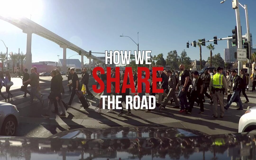 How we share the road with pedestrians